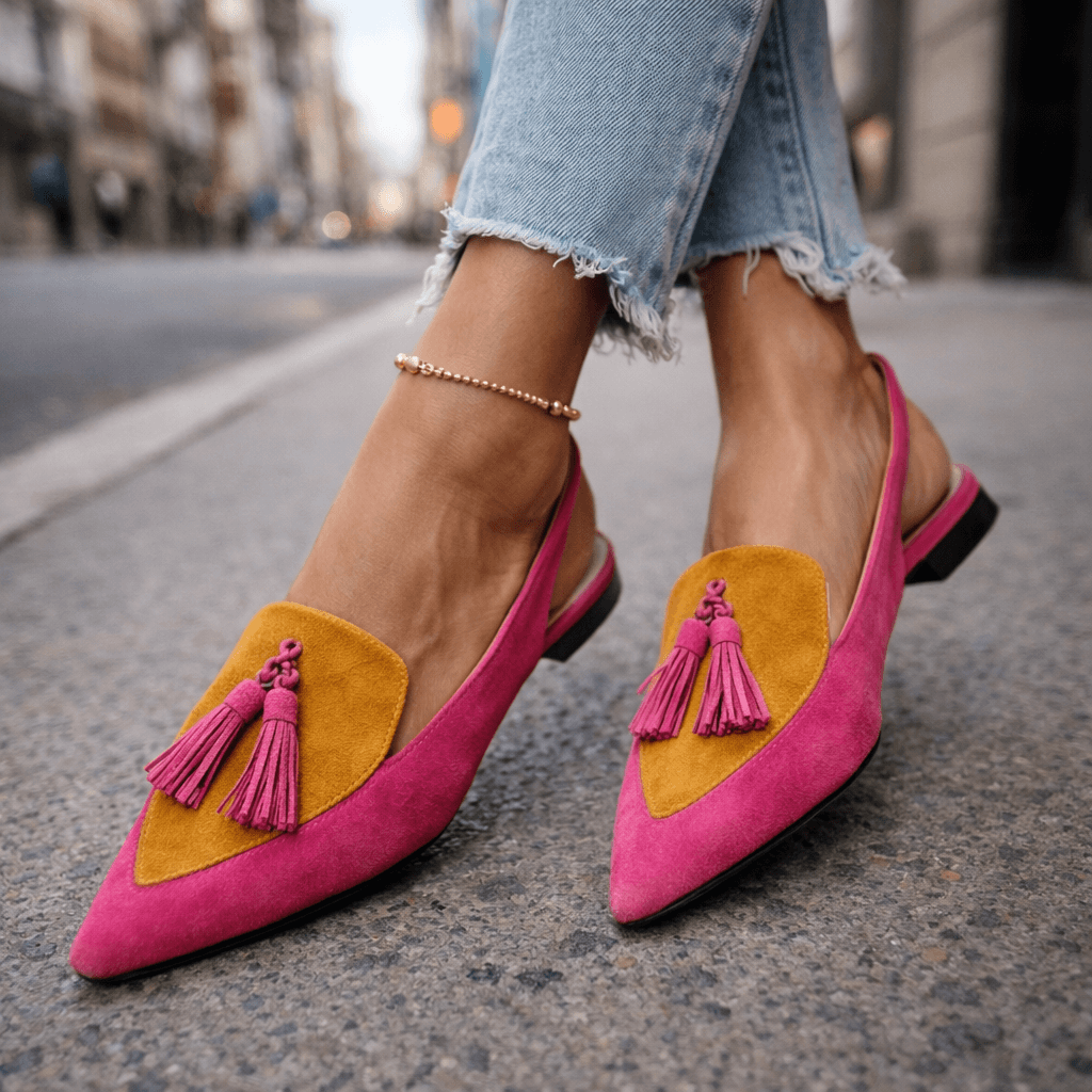Strappy Tassel Loafers