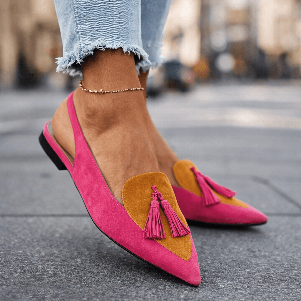 Strappy Tassel Loafers