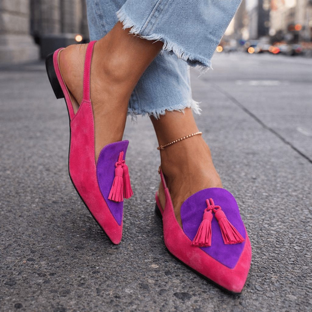 Strappy Tassel Loafers