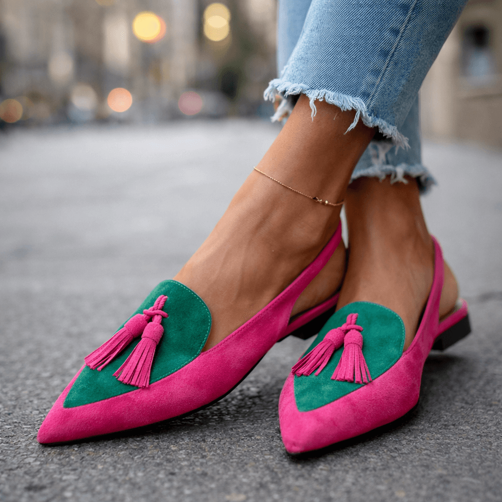 Strappy Tassel Loafers