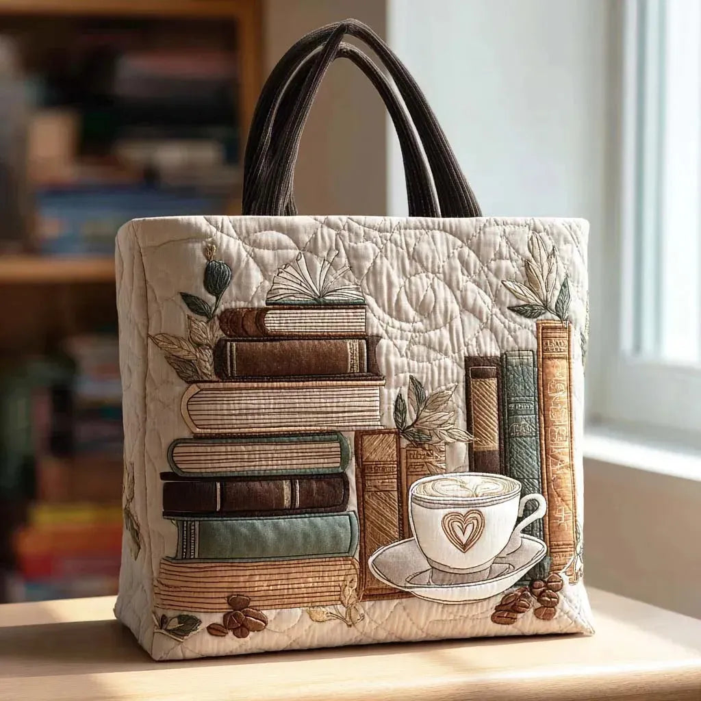 Coffee Chapter Quilted Bag