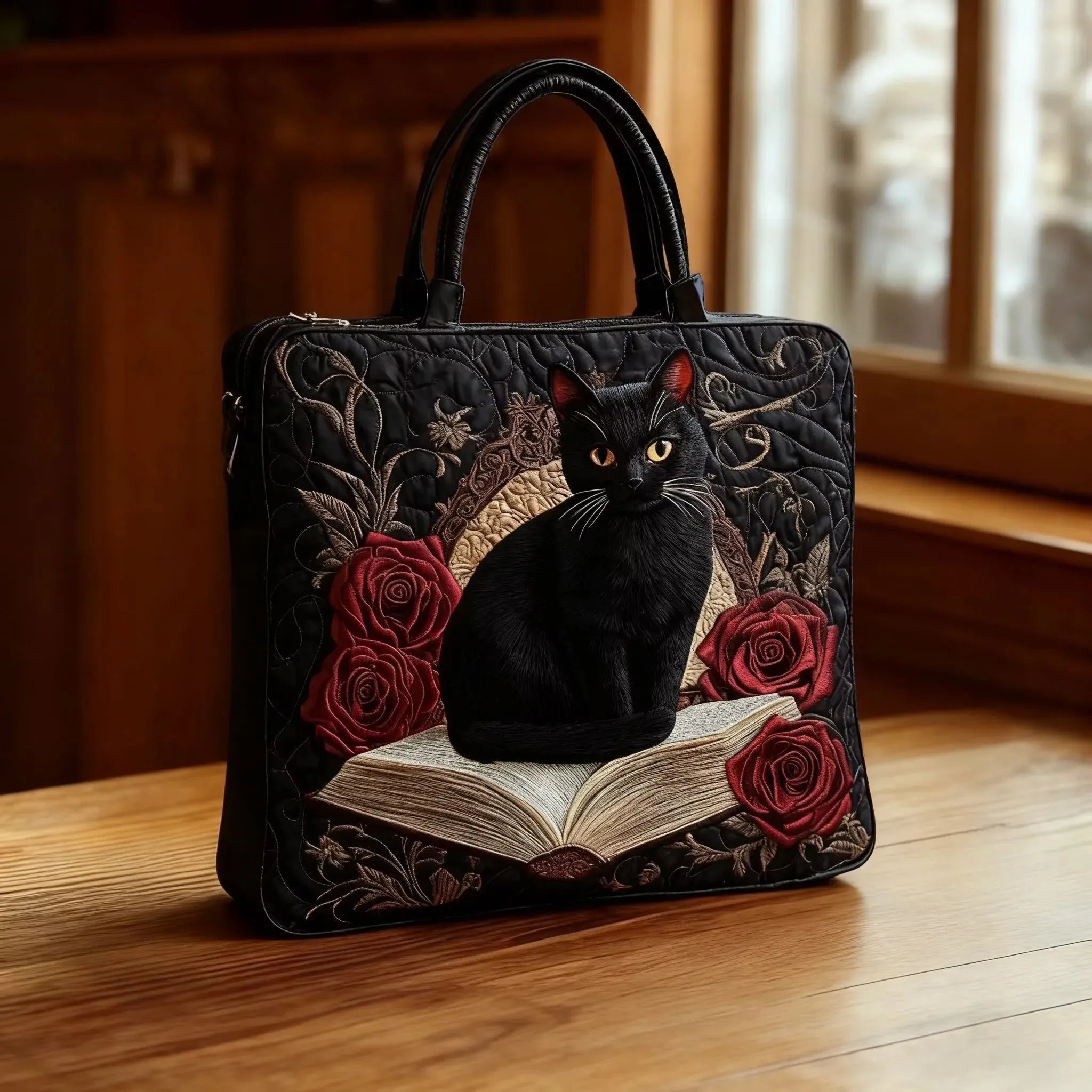 Dark Paws Quilted Bag