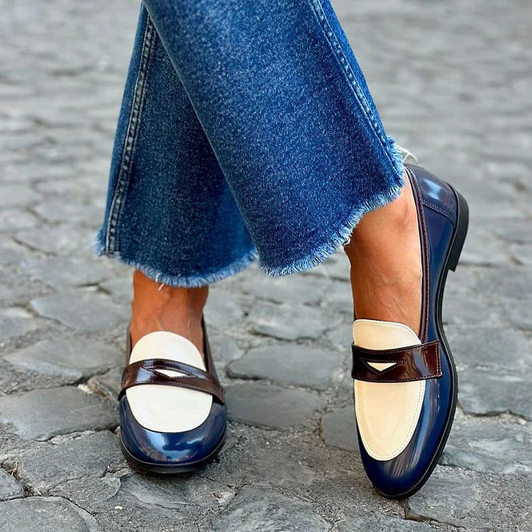 Elegant Two-Tone Loafers