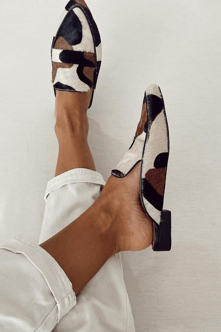 Loafers with Abstract Pattern