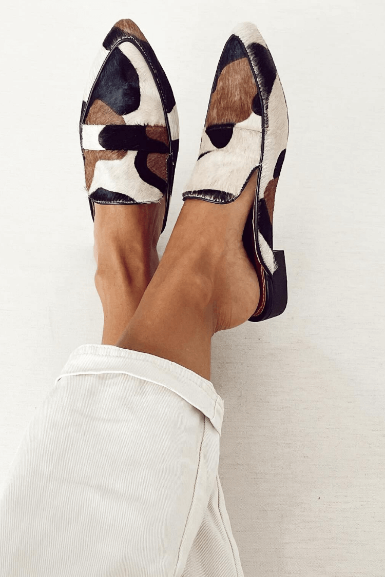 Loafers with Abstract Pattern