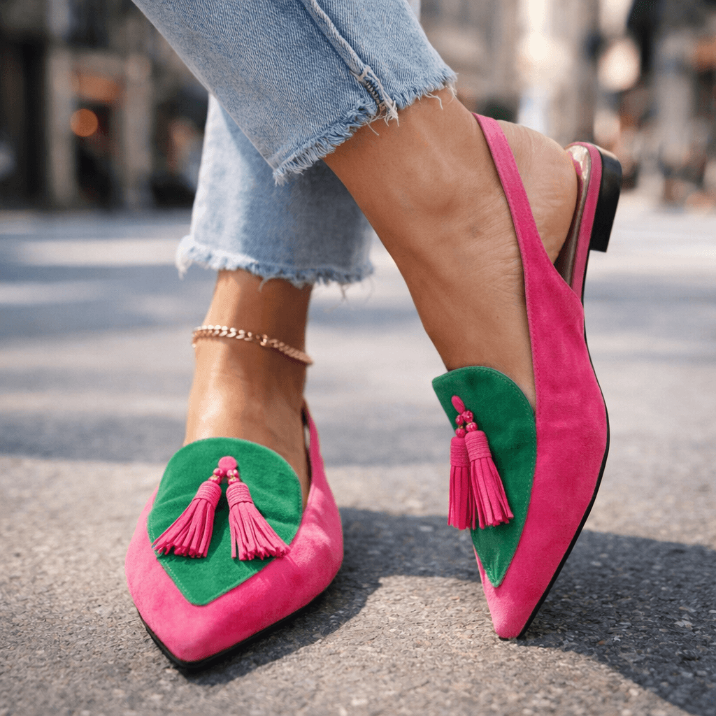 Strappy Tassel Loafers