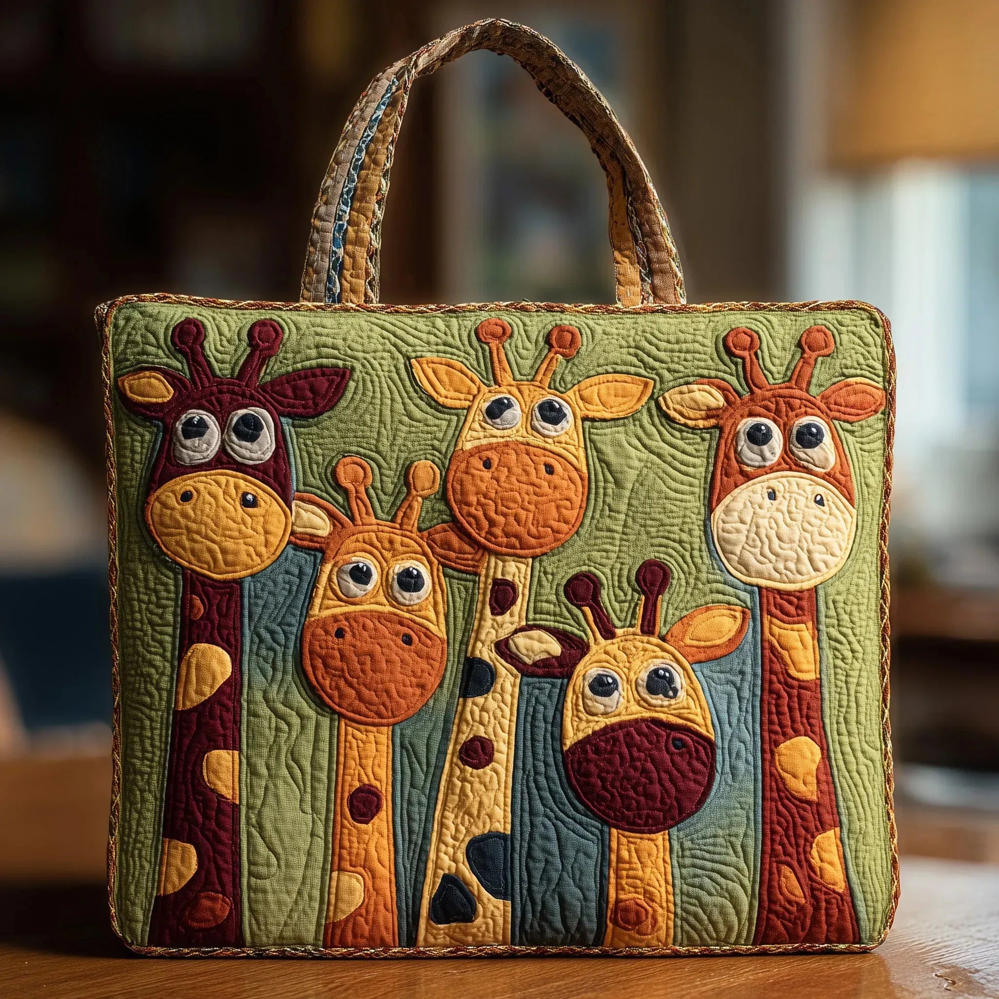 Giraffe Quilted Bag
