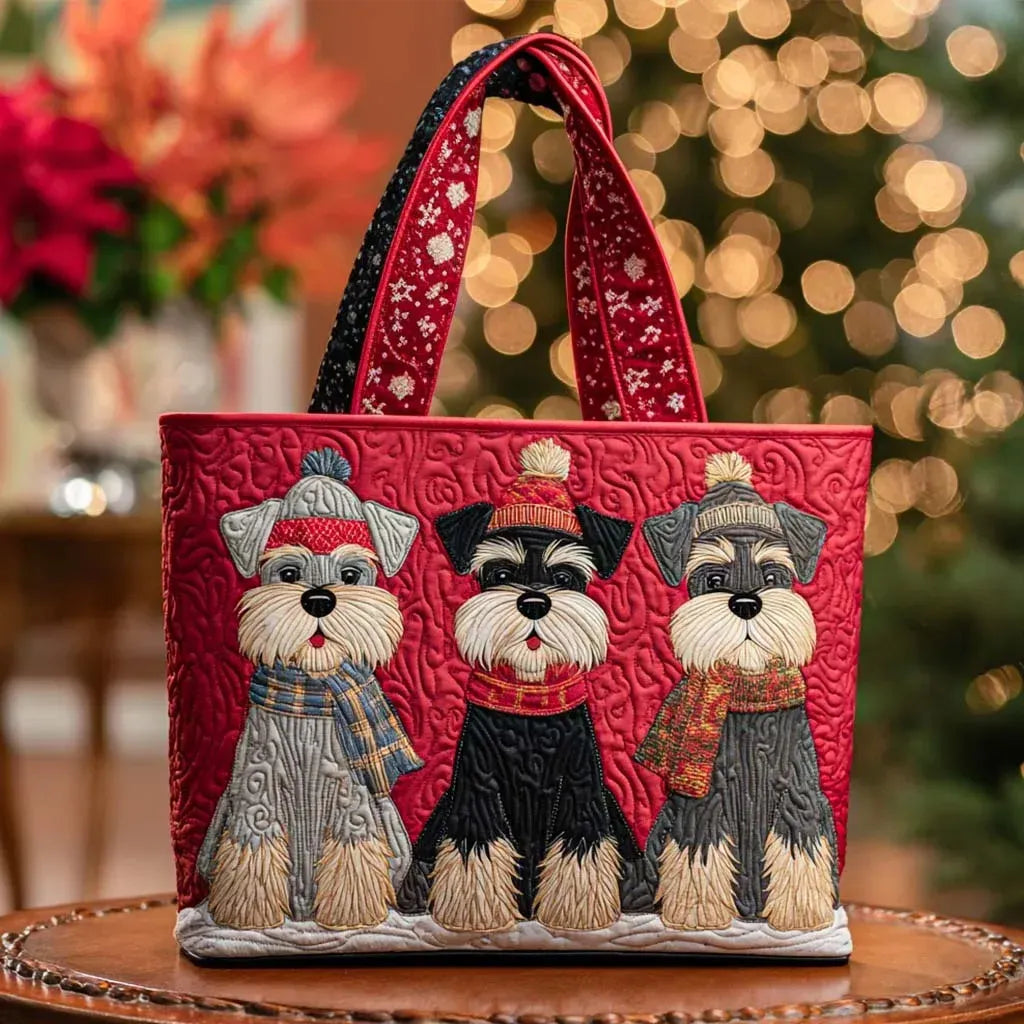 Schnauzer Quilted Bag