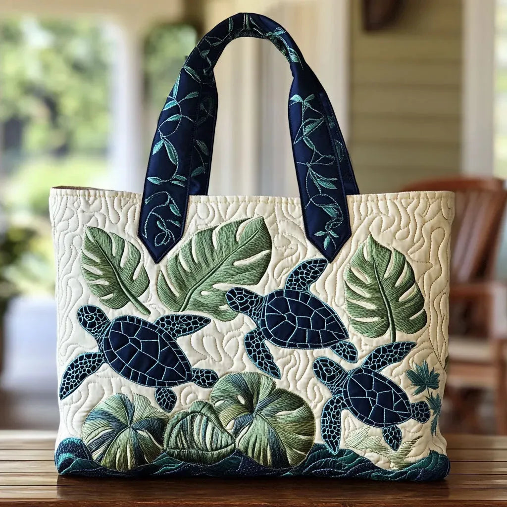 Sea Turtle Quilted Bag