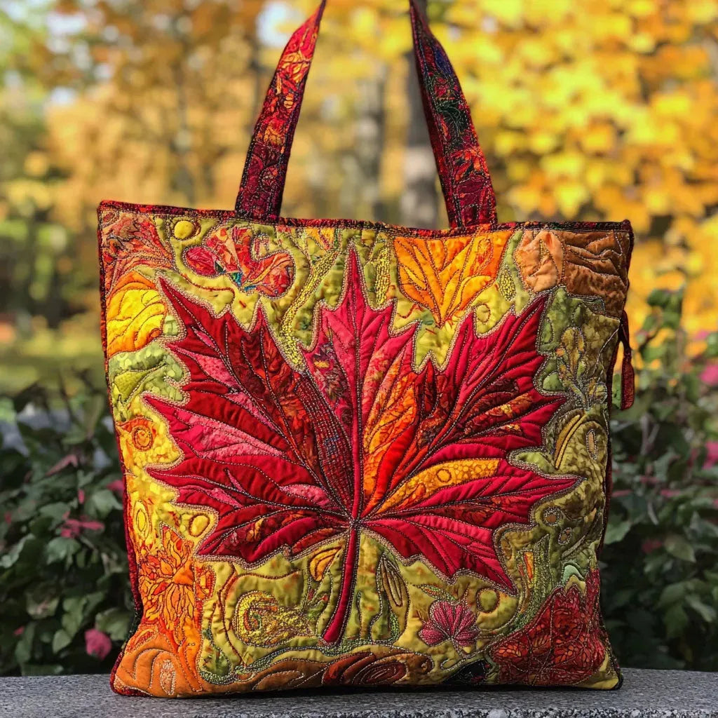 Maple Sunset Quilted Bag