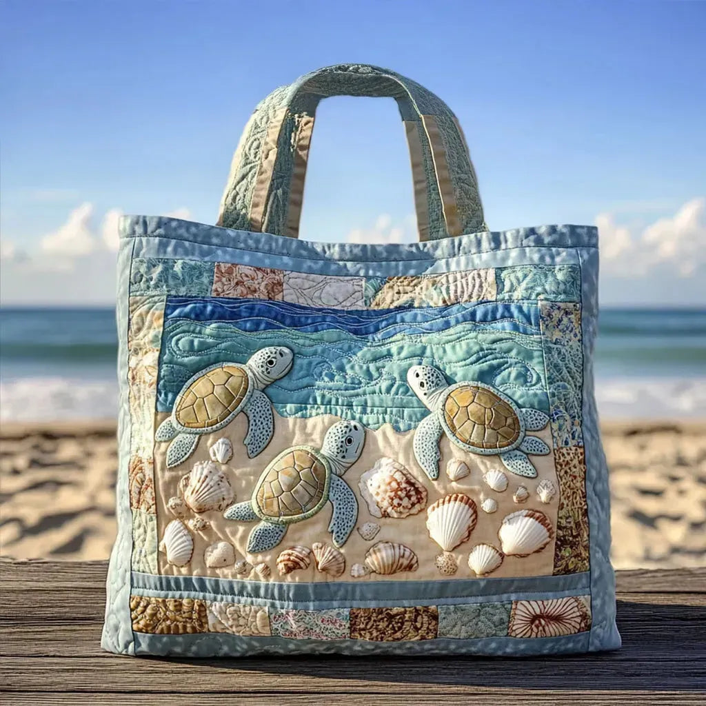 Turtle Quilted Bag